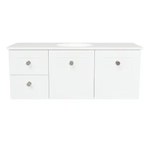 Victoria Vanity 1200mm Centre WG Basin SilkSurface UC Top Wall hung by Timberline, a Vanities for sale on Style Sourcebook