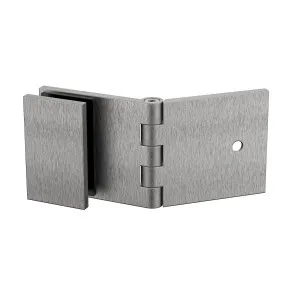 Adjustable Angle Wall to Glass Brackets with 30mm Cover plate - Satin Nickel by Estelle, a Bathroom Fixtures for sale on Style Sourcebook