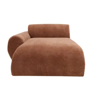 Malmo Muse Rust Chaise Left Arm Facing Sofa Module by James Lane, a Sofas for sale on Style Sourcebook