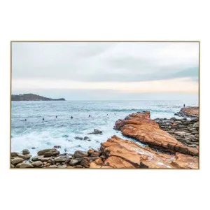 Avoca Beach Box Framed Canvas in 92 x 62cm by OZ Design, a Painted Canvases for sale on Style Sourcebook
