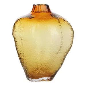 Freida Vase Large 31x38cm in Amber by OZ Design, a Vases & Jars for sale on Style Sourcebook