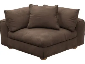 Tully Muse Chocolate Corner Sofa Chair Module by James Lane, a Sofas for sale on Style Sourcebook