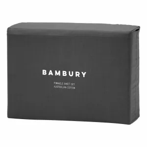 Pinnacle Sheet Set Double in Charcoal by OZ Design, a Sheets for sale on Style Sourcebook