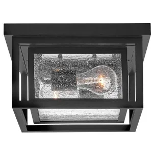 Hinkley Republic Small Exterior Flush Mount Black by Hinkley, a Lighting for sale on Style Sourcebook