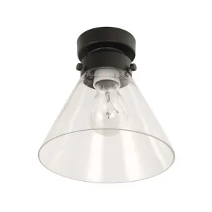 CLA Small Cone DIY Batten Fitting (B22) Black & Clear by Compact Lamps Australia, a Lighting for sale on Style Sourcebook