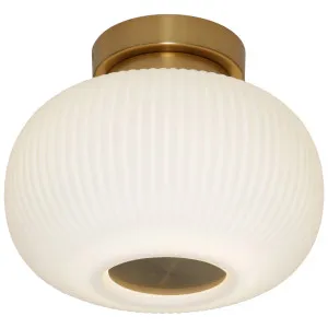 Cougar Hutton DIY Opal Glass Batten Fix Gold by Cougar, a Lighting for sale on Style Sourcebook