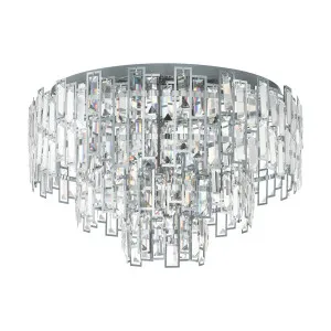 Eglo Calmeilles 1 Crystal CTC Ceiling Light (E14) 10 Light by Eglo, a Lighting for sale on Style Sourcebook