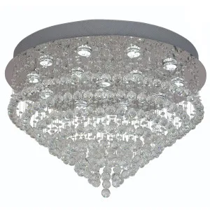 Telbix Savina 14 Light Crystal CTC Light Chrome by Telbix, a Lighting for sale on Style Sourcebook