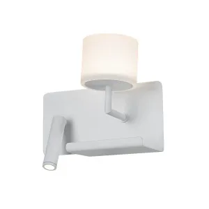 CLA Vigo Surface Mounted Reading/Wall Light with USB Functionality Right Orientated by Compact Lamps Australia, a Lighting for sale on Style Sourcebook