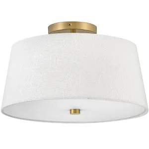 Hinkley Beale Flush Mount by Lark Lacquered Brass by Hinkley, a Lighting for sale on Style Sourcebook