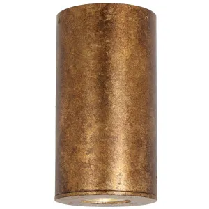 MDA Lighting Toress Surface Mount Cylinder Downlight with Handcrafted Finish Aged Gold Leaf by MDA Lighting, a Lighting for sale on Style Sourcebook