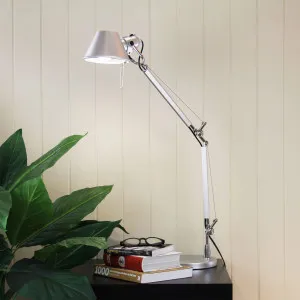 Oriel Lighting Forma Adjustable Desk Lamp Silver by Oriel Lighting, a Lamps for sale on Style Sourcebook