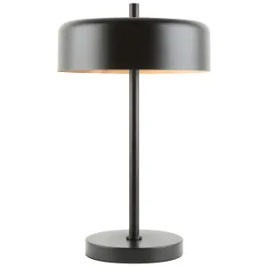 CLA Kello Minimalist Drum Shade Desk Lamp Matte Black by Compact Lamps Australia, a Lamps for sale on Style Sourcebook