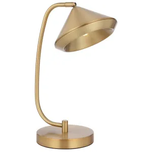 Telbix Larson Desk Lamp Brass by Telbix, a Lamps for sale on Style Sourcebook