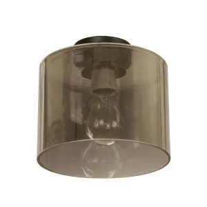 CLA Oblong DIY Batten Fitting (B22) Black & Smoke by Compact Lamps Australia, a Lighting for sale on Style Sourcebook