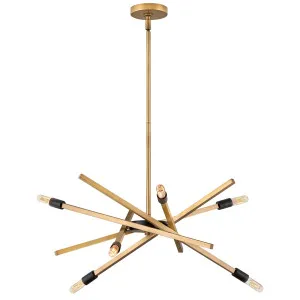 Hinkley Archer Medium Chandelier Light Heritage Brass by Hinkley, a Lighting for sale on Style Sourcebook