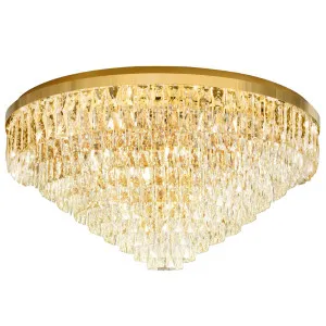 Eglo Valparaiso 25 Light Crystal CTC Gold by Eglo, a Lighting for sale on Style Sourcebook