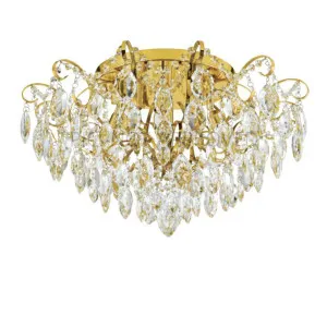 Eglo Fenoullet Crystal CTC Light Brass by Eglo, a Lighting for sale on Style Sourcebook
