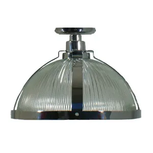 Halophine Glass Dome Stockton Chrome CTC Ceiling Light Medium by Lighting Inspirations, a Lighting for sale on Style Sourcebook