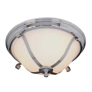 Dallas 3 Light Opal Glass CTC Ceiling Light Chrome by Lighting Inspirations, a Lighting for sale on Style Sourcebook