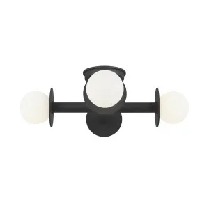 Kelly Wearstler Nodes 4 Light Semi-Flush Mount Light by Visual Comfort Studio Black by Visual Comfort & Co - Studio, a Lighting for sale on Style Sourcebook