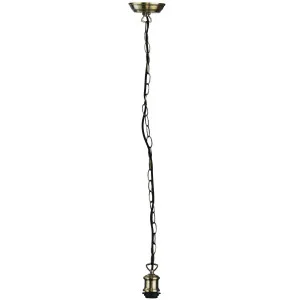 Oriel Lighting Albany 1600mm Chain Suspension Antique Brass by Oriel Lighting, a Lighting for sale on Style Sourcebook