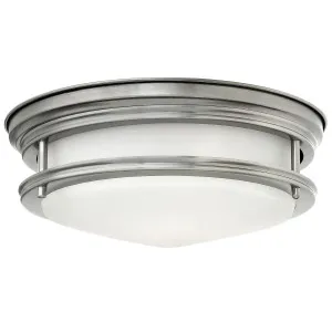 Hinkley Hadley Medium Flush Mount Antique Nickel by Hinkley, a Lighting for sale on Style Sourcebook