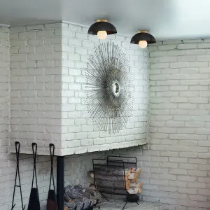 Hinkley Stu Flush Mount by Lark Black by Hinkley, a Lighting for sale on Style Sourcebook