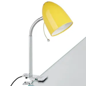 Eglo Lara Clamp Light Yellow by Eglo, a Lamps for sale on Style Sourcebook