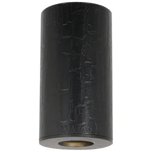 MDA Lighting Toress Surface Mount Cylinder Downlight with Handcrafted Finish Black by MDA Lighting, a Lighting for sale on Style Sourcebook