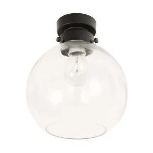 CLA Wine Glass DIY Batten Fitting (B22) Black & Clear by Compact Lamps Australia, a Lighting for sale on Style Sourcebook