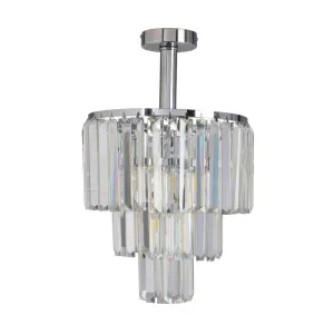 Fiorentino Karina 4 Light Crystal CTC Light (E14) Chrome by Fiorentino, a Lighting for sale on Style Sourcebook