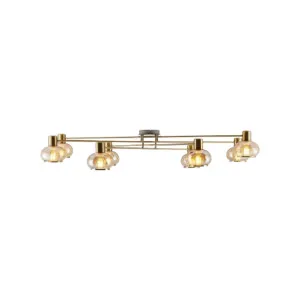 Telbix Marbell 8 Light Close to Ceiling Light Antique Brass by Telbix, a Lighting for sale on Style Sourcebook