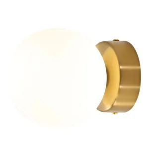 Oriel Lighting Globo Vanity Light Satin Brass by Oriel Lighting, a Lighting for sale on Style Sourcebook