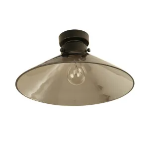 CLA Large Cone DIY Batten Fitting (B22) Black & Smoke by Compact Lamps Australia, a Lighting for sale on Style Sourcebook
