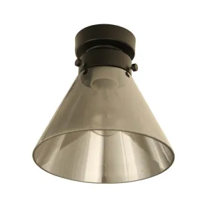 CLA Small Cone DIY Batten Fitting (B22) Black & Smoke by Compact Lamps Australia, a Lighting for sale on Style Sourcebook