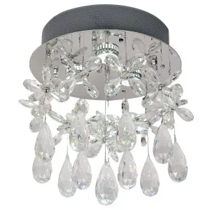 Telbix Paradis 3 Light Crystal CTC Light Chrome by Telbix, a Lighting for sale on Style Sourcebook