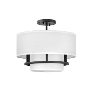 Hinkley Graham 3 Light Flush Mount Black by Hinkley, a Lighting for sale on Style Sourcebook