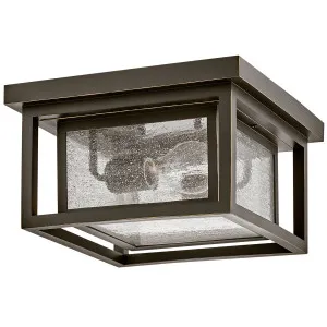 Hinkley Republic Small Exterior Flush Mount Oil Rubbed Bronze by Hinkley, a Lighting for sale on Style Sourcebook