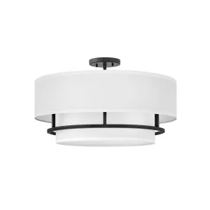 Hinkley Graham 4 Light Flush Mount Black by Hinkley, a Lighting for sale on Style Sourcebook