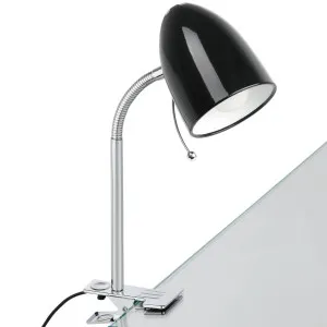 Eglo Lara Clamp Light Black by Eglo, a Lamps for sale on Style Sourcebook