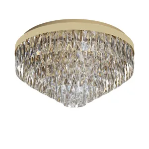 Eglo Valparaiso 11 Light Crystal CTC Light (E14) Gold by Eglo, a Lighting for sale on Style Sourcebook