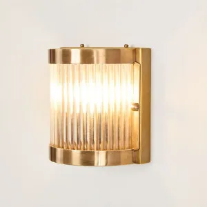 Pretoria Outdoor Wall Light Antique Brass by Florabelle Living, a Lighting for sale on Style Sourcebook