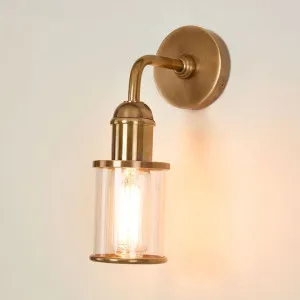 Serenity Wall Light Antique Brass by Florabelle Living, a Lighting for sale on Style Sourcebook