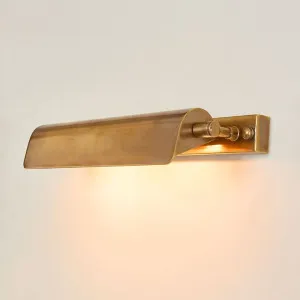 Bradman Wall Light Antique Brass by Florabelle Living, a Lighting for sale on Style Sourcebook