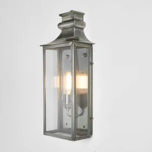 Westpoint Outdoor Wall Light Medium Antique Silver by Florabelle Living, a Lighting for sale on Style Sourcebook