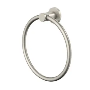 Liano II Towel Ring | Made From Brass In Brushed Nickel By Caroma by Caroma, a Bathroom Accessories for sale on Style Sourcebook