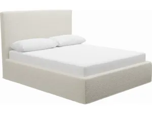 Willow Gas Lift Bed Boucle Ivory by James Lane, a Beds & Bed Frames for sale on Style Sourcebook