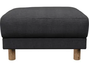 Hayes Plaza Flint Grey Ottoman by James Lane, a Ottomans for sale on Style Sourcebook