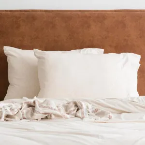 Renee Taylor Comfort T?s Organic Cotton Melange Jersey Oatmeal Standard Pillowcase by null, a Pillow Cases for sale on Style Sourcebook